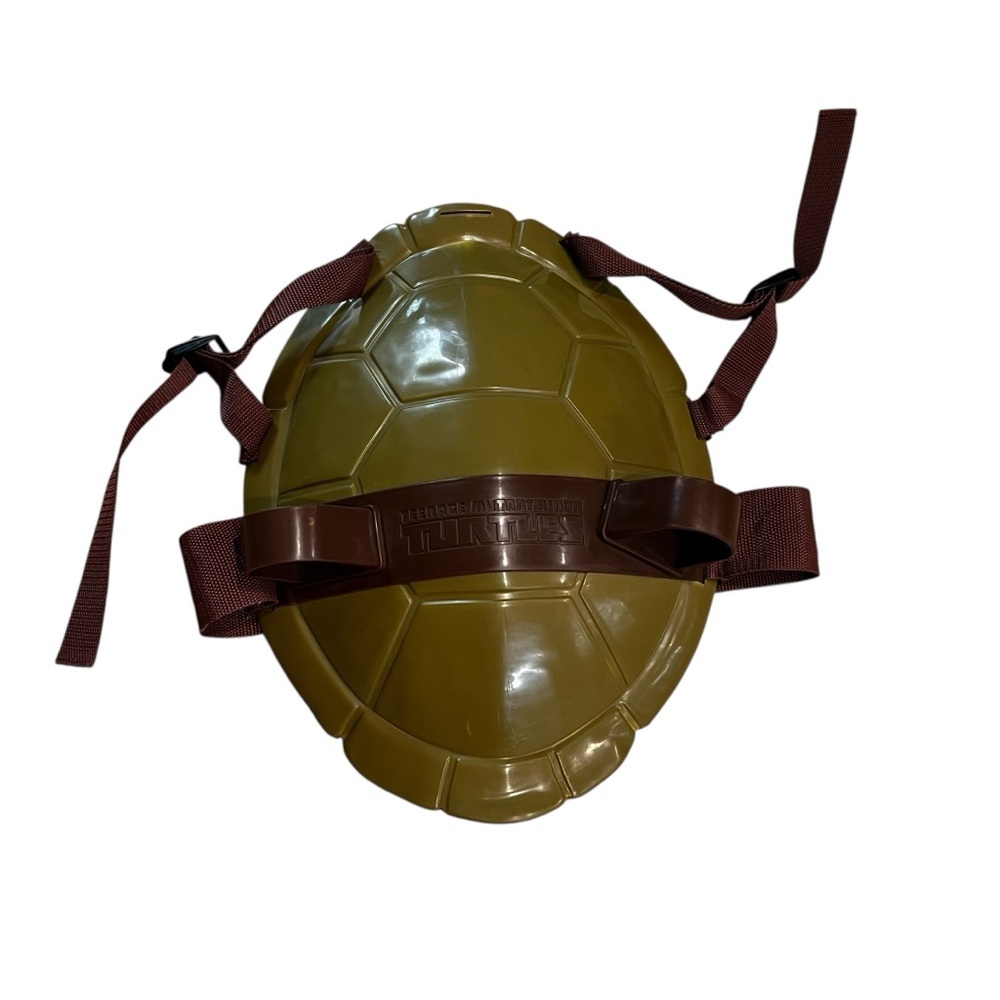 Vintage teenage mutant ninja turtle shell costume play straps on like backpack